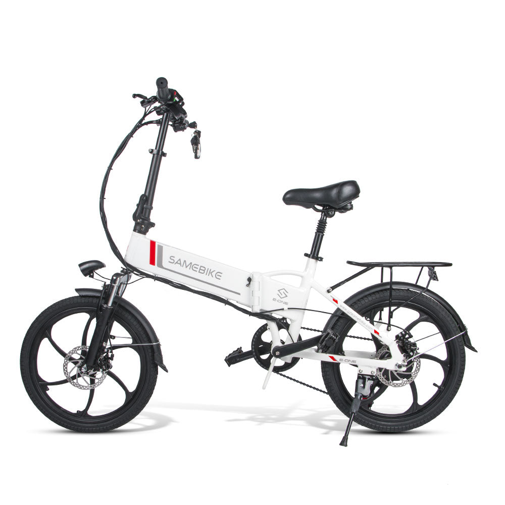 PL Warehouse Stock GYL090 48V 5 Speed 20" Foldable Electric Bicycle with 350W Brushless Motor
