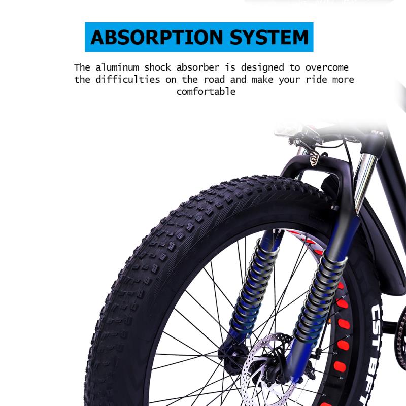 PL Warehouse Stock GYL032 26*4.0" Fat Tire Electric Bike with 750W Motor 48V 20Ah Battery