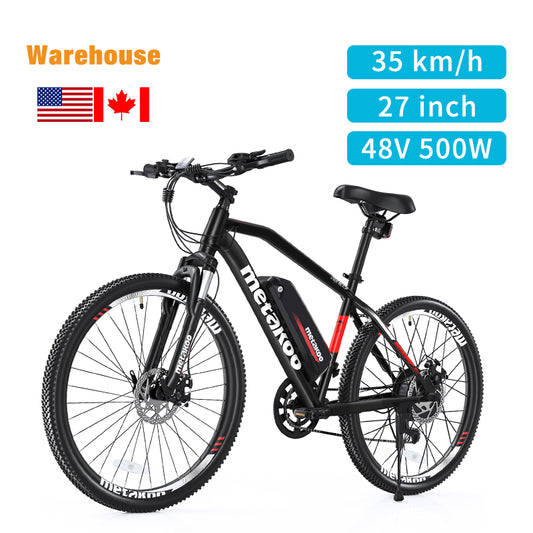 US Warehouse Stock Cybertrack 300 27.5*2.1" Tire Electric Bike with 500W Motor 48V 10.4Ah Battery